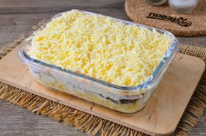 Салат "Президент" с мясом Салат "Президент" с мясом