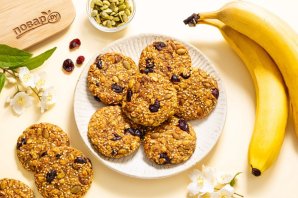 Овсяное печенье с бананом