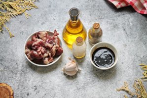 Сердечки куриные на мангале Сердечки куриные на мангале