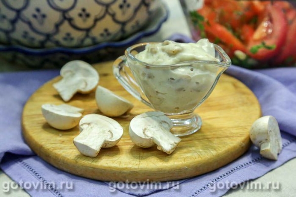 Соус бешамель с грибами Соус бешамель с грибами