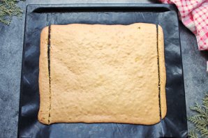 Медовый рулет с кремом Медовый рулет с кремом