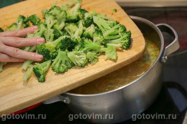 Суп из говядины с брокколи Суп из говядины с брокколи