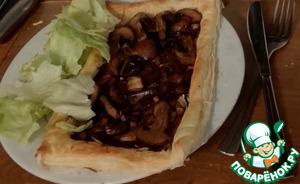 Грибной тарт