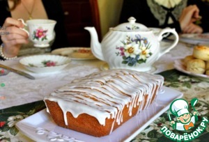 Глазированный лимонный пирог Глазированный лимонный пирог