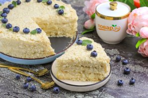 Торт "Пломбир" из печенья Торт "Пломбир" из печенья