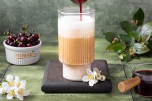 Вишневый айс латте Вишневый айс латте