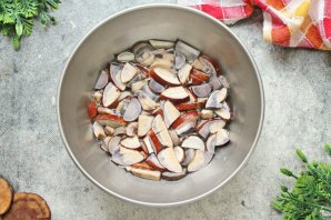 Подосиновики с картошкой