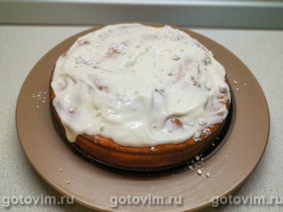 Пирог с орехами на сметане Пирог с орехами на сметане