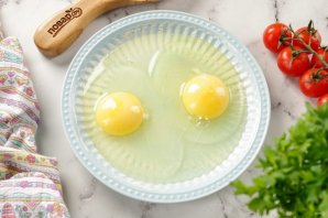 Глазунья в микроволновке