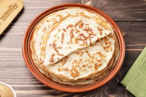 Блины на кефире с сыром Блины на кефире с сыром