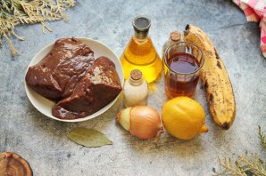 Говяжья печень в банановом соусе Говяжья печень в банановом соусе