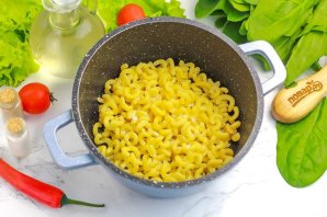 Паста с сосисками Паста с сосисками