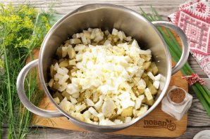 Окрошка на лимонной кислоте