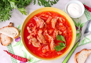 Борщ со свеклой