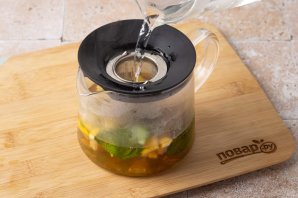 Черный чай с мятой Черный чай с мятой