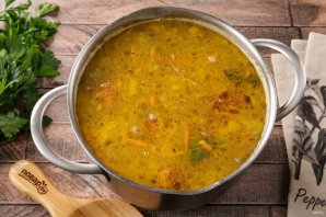 Суп гороховый с копченостями Суп гороховый с копченостями