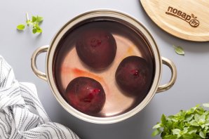 Свёкла запечённая с яблоком и рисом Свёкла запечённая с яблоком и рисом