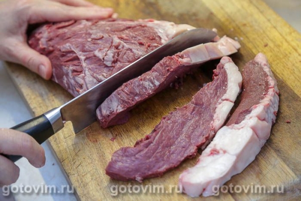 Жареные стейки из говяжьего сердца 