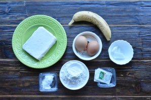 Диетические вафли с творогом и бананом Диетические вафли с творогом и бананом