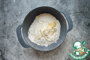 Закусочное печенье с ветчиной и сыром Закусочное печенье с ветчиной и сыром