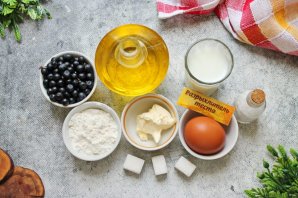 Черничные блины