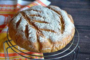 Кукурузный хлеб на дрожжах