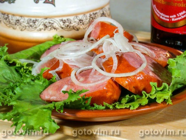 Маринованные колбаски по-чешски Маринованные колбаски по-чешски