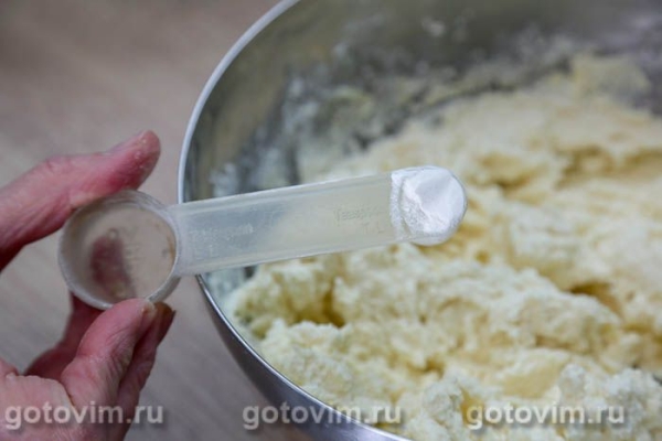 Творожная запеканка с грушей в мультиварке