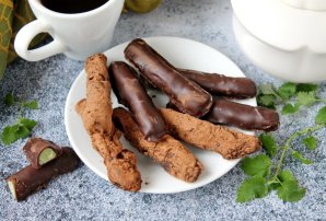 Шоколадные палочки с мятой Шоколадные палочки с мятой