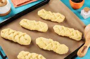 Творожные булочки "Косички" Творожные булочки "Косички"