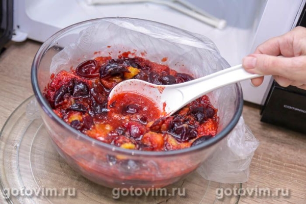 Повидло из сливы в микроволновке