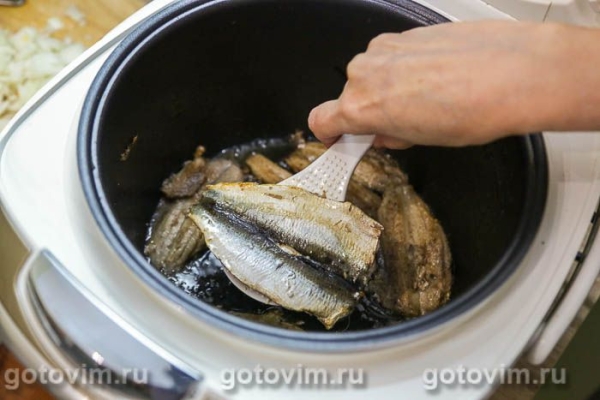 Салака в маринаде в мультиварке