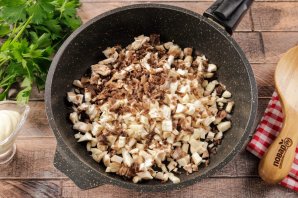 Фаршированные грибы в аэрогриле