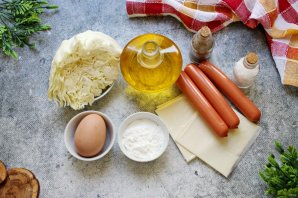 Сосиски в тесте без теста Сосиски в тесте без теста