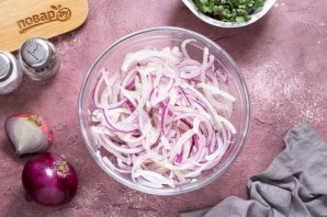 Салат из лука