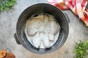 Курица в йогурте в мультиварке Курица в йогурте в мультиварке