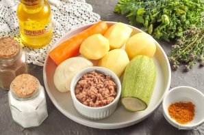 Крем-суп с тунцом