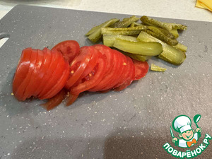 Закрытый бургер в лепешке роти Закрытый бургер в лепешке роти