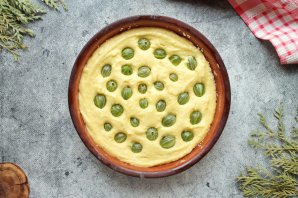 Пирог с крыжовником и творогом Пирог с крыжовником и творогом