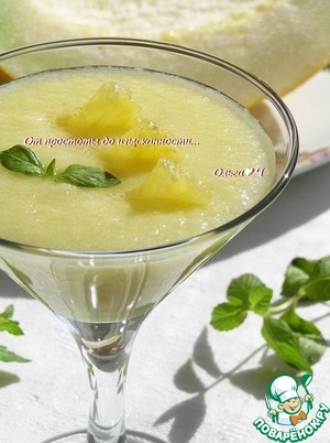 Ананасово-дынный смузи