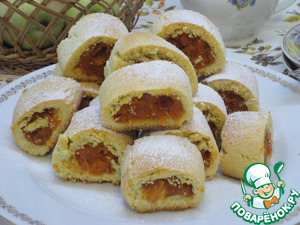 Апельсиново-абрикосовое печенье Апельсиново-абрикосовое печенье