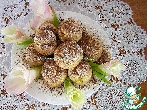 Апельсиновые профитроли Апельсиновые профитроли