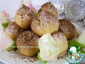 Апельсиновые профитроли Апельсиновые профитроли