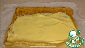 Апельсиновый рулет с апельсиновым кремом