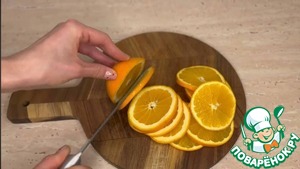 Апельсиновый рулет с апельсиновым кремом