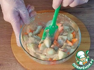 Аппетитная закуска из кабачков и индейки