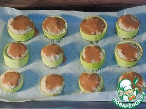 Аппетитная закуска из кабачков и индейки