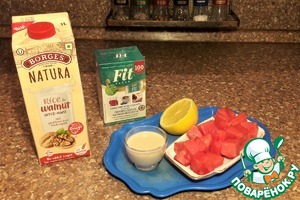 Арбузное мороженое с ореховым напитком ПП Арбузное мороженое с ореховым напитком ПП