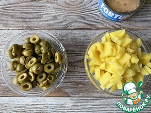 Ароматный суп с консервированным тунцом