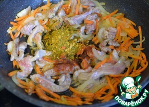 Азу из индейки в сметанном соусе Азу из индейки в сметанном соусе